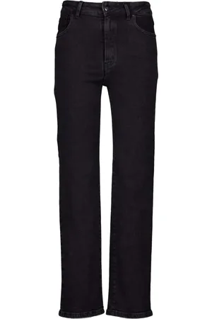 Lois Jeans, Dame, Sort, W28 L34, Bomuld, Straight Jeans