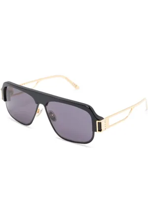 Marni Tilbehør, Dame, Sort, 61 MM, Uld, Sort Guld Solbriller