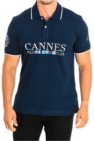 La Martina Top, Herre, Blå, S, Bomuld, Kortærmet poloshirt