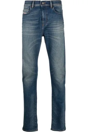 Diesel Jeans, Herre, Blå, W30 L32, Bomuld, L.32 Bukser