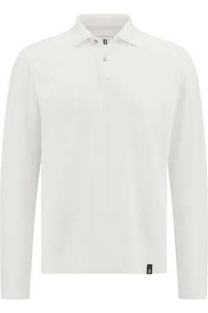 Boggi Milano Top, Herre, Hvid, S, Bomuld, S.Café® High-Performance Piqué Polo Shirt