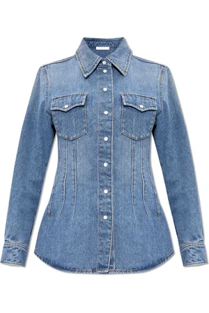 Chloé Bluser & Skjorter, Dame, Blå, 2XS, Denim, Denimskjorte