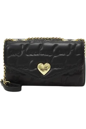Moschino Taske, Dame, Sort, ONE SIZE, Uld, Sort PU Skuldertaske