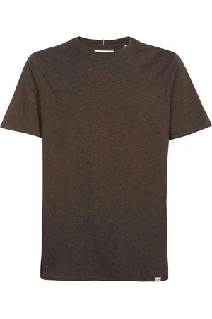 Les Deux Top, Herre, Grå, S, Bomuld, Ribbet bomulds T-shirt med rund hals