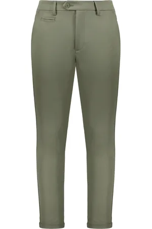 Les Deux Bukser, Herre, Grøn, W30, Polyester, Klassiske Herre Bukser med Lommer