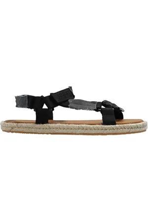 Maison Margiela Sko, Herre, Sort, 44 EU, Læder, Multicolor Trekking Sandaler