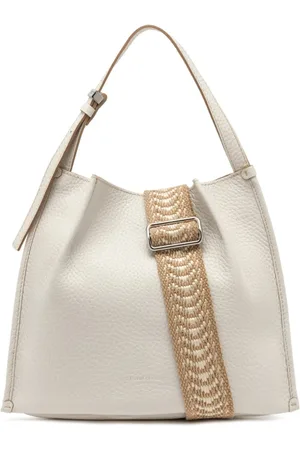 Gianni chiarini Taske, Dame, Hvid, ONE SIZE, Uld, Bianco Skuldertaske Stilfuld Magnetisk Lukning