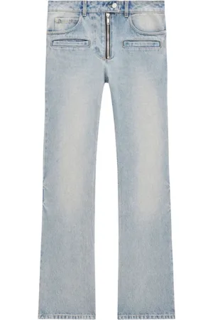 Courrèges Jeans, Dame, Blå, W26, Bomuld, Flared Jeans