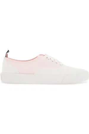 Thom Browne Sko, Dame, Hvid, 38 EU, Bomuld, Heritage Funmix Sneakers