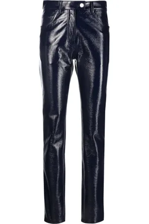 Courrèges Bukser, Dame, Sort, M, Bomuld, Sort Skinny Jeans 5-Pocket Bukser