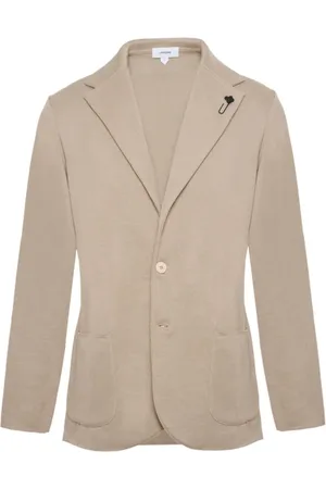 LARDINI Jakke, Herre, , M, Bomuld, Strikket Blazer i Bomuld