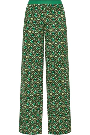 Maliparmi Bukser, Dame, Grøn, M, Uld, Stilfuld Modekollektion