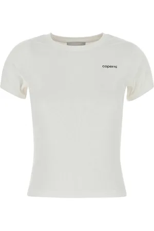 COPERNI Top, Dame, Hvid, S, Bomuld, Hvid bomulds T-shirt