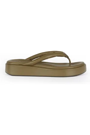 Cortana Sko, Dame, Grøn, 38 EU, Læder, Flad Sandal Pistacie