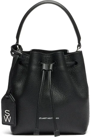Stuart Weitzman Taske, Dame, Sort, ONE SIZE, Uld, Mini Bucket Bag