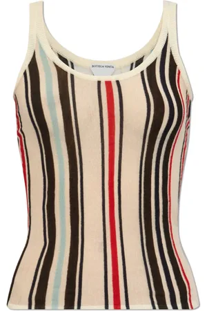 Bottega Veneta Top, Dame, Flerfarvet, XS, Bomuld, Stribet top