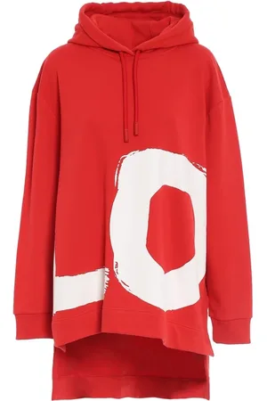 Burberry Sweathshirts & Hoodies, Herre, Rød, XS, Bomuld, Love Hættetrøje med printdetaljer