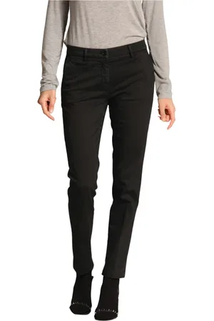 Masons Bukser, Dame, Sort, 3XS, Tyl, Slim Chino Bukser New York Style