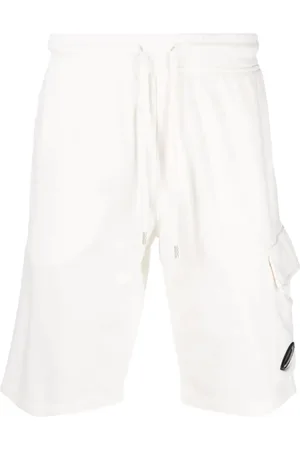 C.P. Company Shorts, Herre, Hvid, S, Bomuld, Light Fleece Utility Shorts