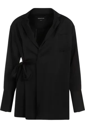 Fabiana Filippi Jakke, Dame, Sort, 2XS, Satin, Viskose Blazer