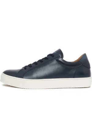 Boggi Milano Sko, Herre, Blå, 44 EU, Læder, Læder Sneakers