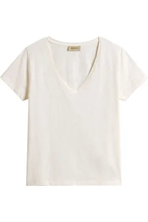 Woolrich Top, Dame, , M, Creme V-hals T-shirts og Polos
