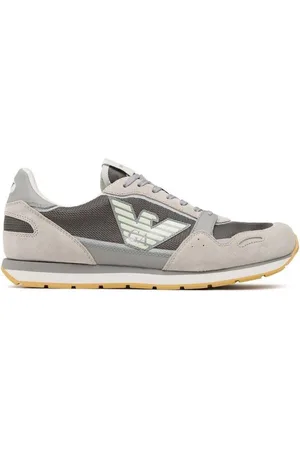Emporio Armani Sko, Herre, Flerfarvet, 41 EU, Polyester, Sneakers