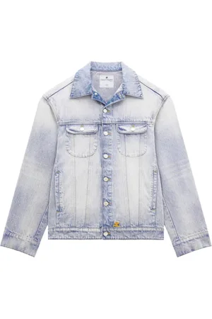 Courrèges Jakke, Dame, Blå, M, Denim, Denim Cocoon Jakke