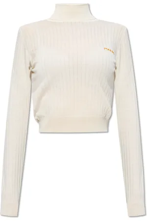 Marni Strik, Dame, , M, Uld, Ribstrikket rullekrave
