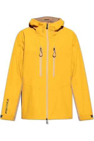 Moncler Sport, Herre, Gul, S, Læder, Grenoble Day-Namic Ski Jakke