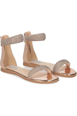 Steve Madden Sko, Dame, Lyserød, 37 1/2 EU, Elegante flade sandaler