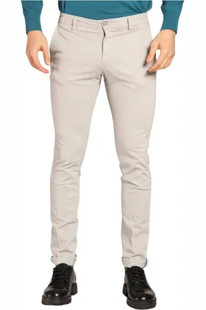 Masons Bukser, Herre, Grå, XL, Tyl, Milano Style Extra Slim Chino Bukser