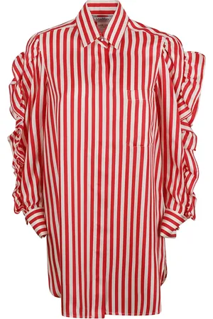 Max Mara Kjole, Dame, Rød, 2XS, Uld, Manna Skjortekjole