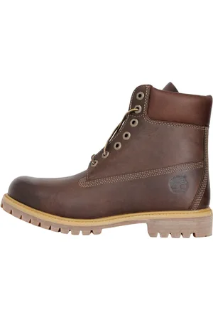 Timberland Sko, Herre, Brun, 40 EU, Læder, Premium 6-tommers mørkebrune støvler