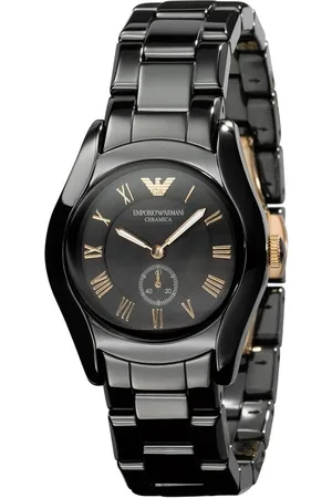 Emporio Armani Tilbehør, Dame, Sort, ONE SIZE, Quartz Analog Ur