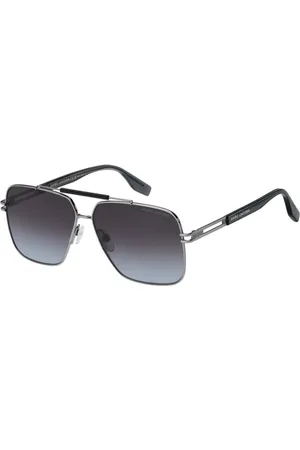 Marc Jacobs Tilbehør, Herre, Grå, 62 MM, Uld, Turkis Brune Solbriller