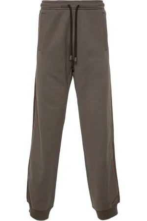 Lanvin Bukser, Herre, Grå, S, Bomuld, Shadow Jogging Side Curb Sweatpants