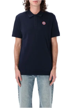 Canada Goose Top, Herre, Blå, S, Bomuld, Beckley Polo Shirt