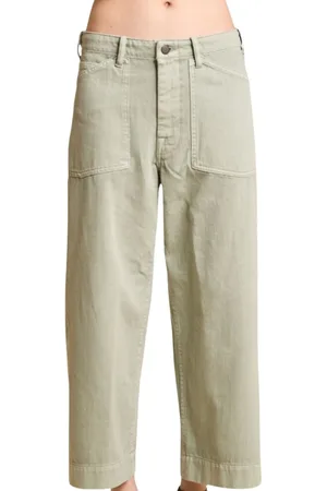 Denimist Jeans, Dame, Grøn, W27, Bomuld, Mint Workwear Georgia Bukser