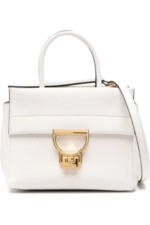 Coccinelle Taske, Dame, Hvid, ONE SIZE, Læder, Hvid Læder Håndtaske Elegant Stil