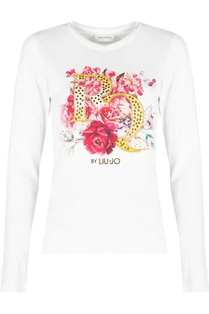Liu Jo Top, Dame, Hvid, XS, Bomuld, Chic Queen Bluse