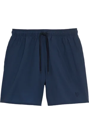 Lyle & Scott Badetøj, Herre, Blå, L, Polyester, Geo Motif Printed Swim Short