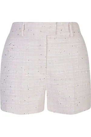 ELEVENTY Shorts, Dame, , S, Bomuld, Sequin Cotton Blend Short Bermuda Shorts
