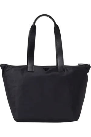 Emporio Armani Taske, Herre, Sort, ONE SIZE, Uld, Stilfuld Skuldertaske Sæt Shopper Pung