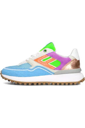 Floris van Bommel Sko, Dame, Flerfarvet, 38 EU, Uld, Farverige Low Top Sneakers