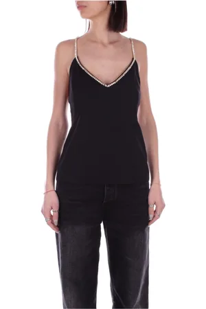 Liu Jo Top, Dame, Sort, XL, Polyester, Ærmeløs Top