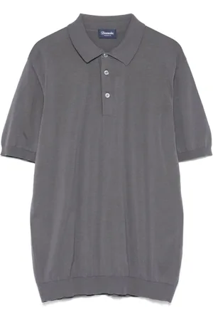 DRUMOHR Top, Herre, Grå, 2XL, Grå T-shirts og Polos