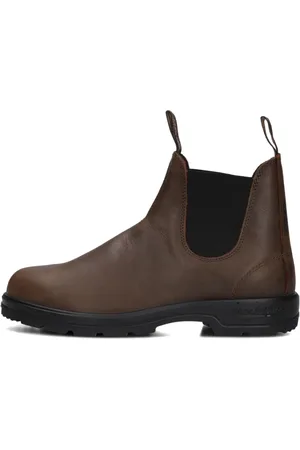 Blundstone Sko, Herre, Brun, 44 EU, Læder, Klassiske brune Chelsea-støvler i læder