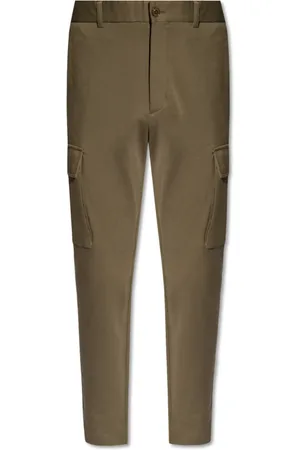 Moncler Bukser, Herre, Grøn, M, Bomuld, Tapered Cargo Pants