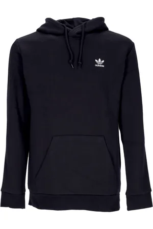 adidas Sweathshirts & Hoodies, Herre, Sort, XL, Bomuld, Sort Trefoil Hættetrøje Letvægts Sweatshirt